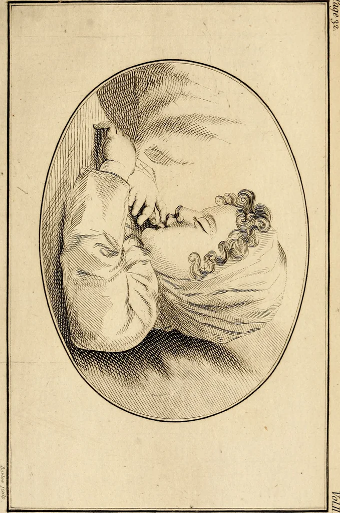 An illustration from Essays on physiognomy; calculated to extend the knowledge and the love of mankind, 1797, leaf 68