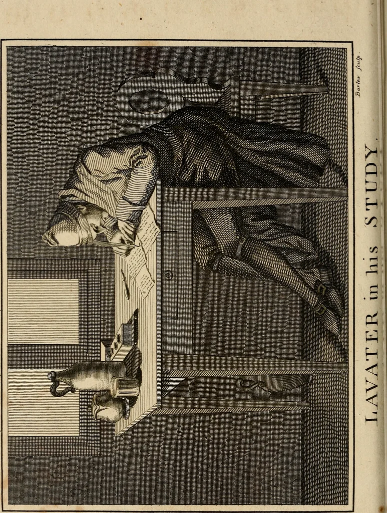 An illustration from Essays on physiognomy; calculated to extend the knowledge and the love of mankind, 1797, leaf 9