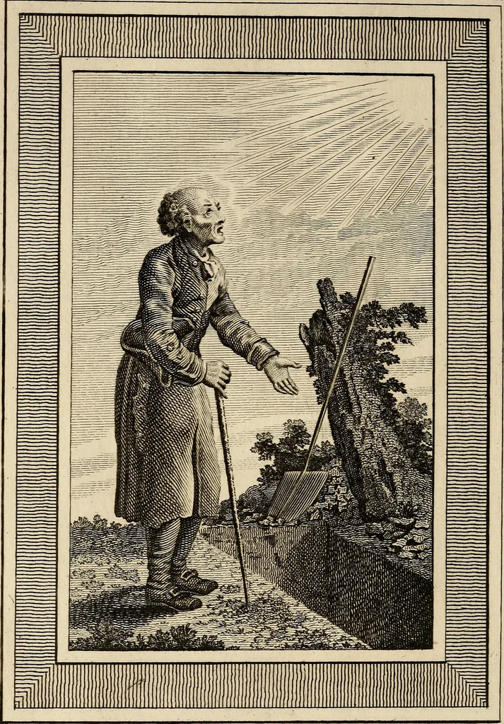 An illustration from Essays on physiognomy; calculated to extend the knowledge and the love of mankind, 1797, leaf 95