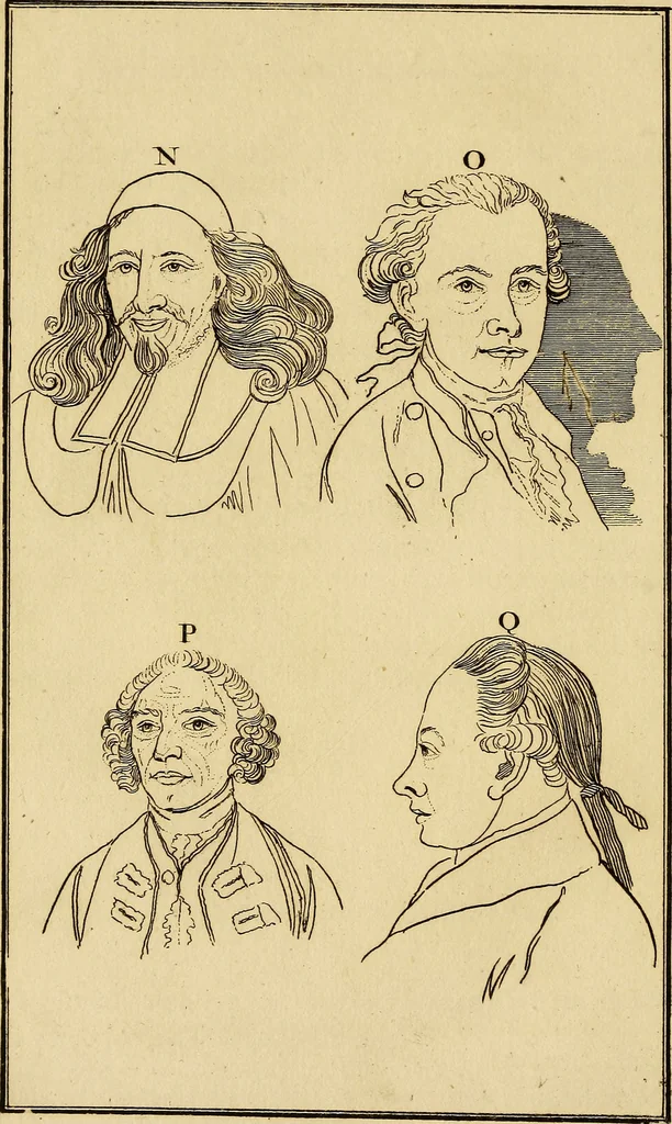 An illustration from Essays on physiognomy; calculated to extend the knowledge and the love of mankind, 1797, leaf 103