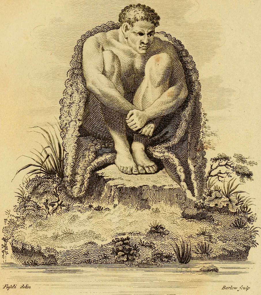 An illustration from Essays on physiognomy; calculated to extend the knowledge and the love of mankind, 1797, leaf 133