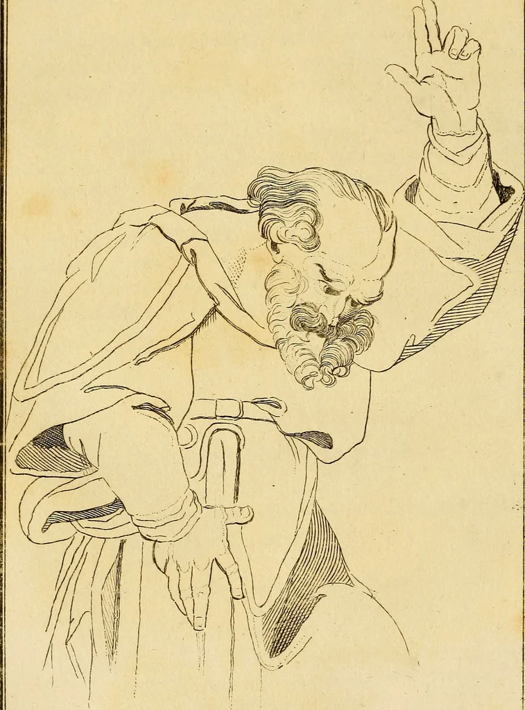 An illustration from Essays on physiognomy; calculated to extend the knowledge and the love of mankind, 1797, leaf 151
