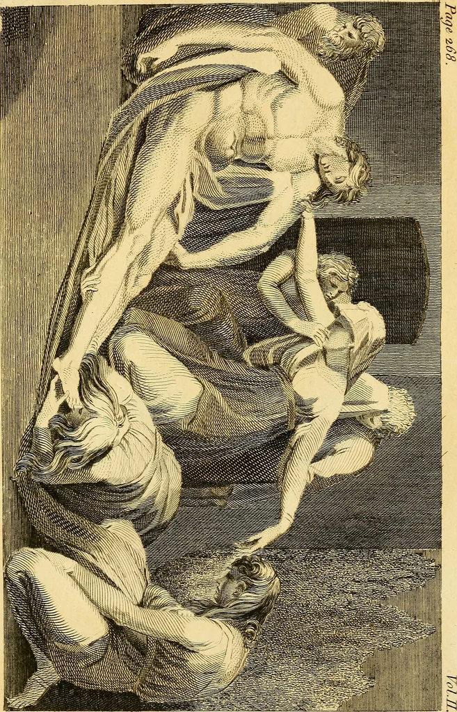 An illustration from Essays on physiognomy; calculated to extend the knowledge and the love of mankind, 1797, leaf 158