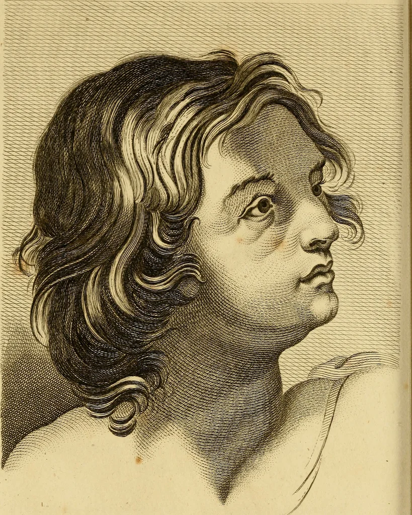 An illustration from Essays on physiognomy; calculated to extend the knowledge and the love of mankind, 1797, leaf 203