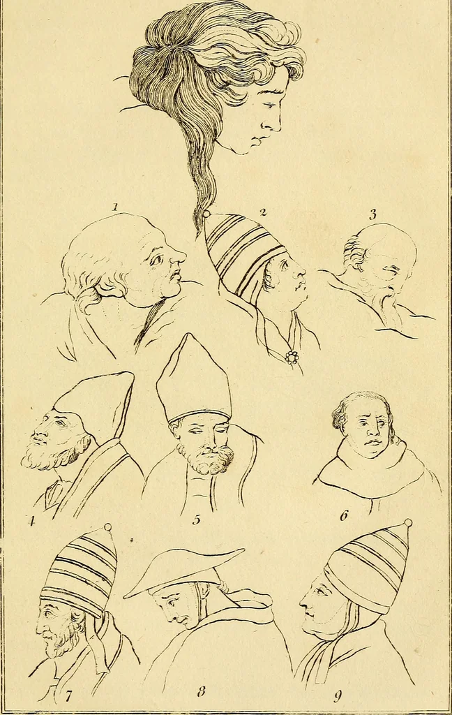 An illustration from Essays on physiognomy; calculated to extend the knowledge and the love of mankind, 1797, leaf 236
