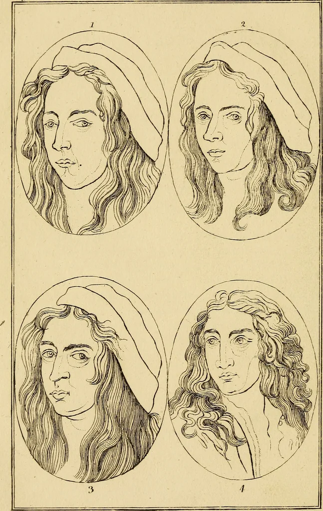 An illustration from Essays on physiognomy; calculated to extend the knowledge and the love of mankind, 1797, leaf 259