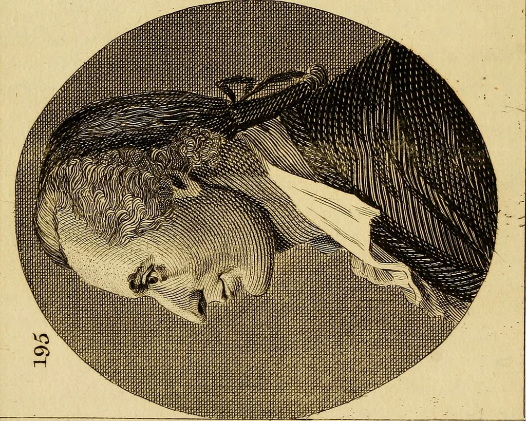 An illustration from Essays on physiognomy; calculated to extend the knowledge and the love of mankind, 1797, leaf 27