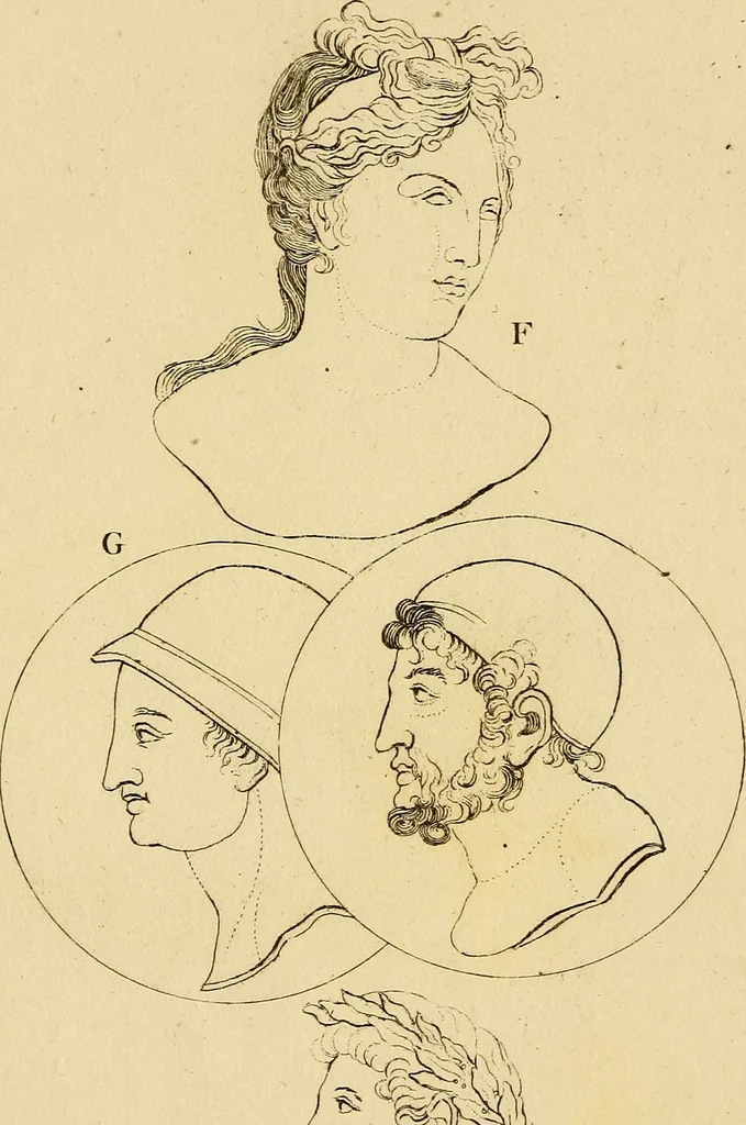 An illustration from Essays on physiognomy; calculated to extend the knowledge and the love of mankind, 1797, leaf 285
