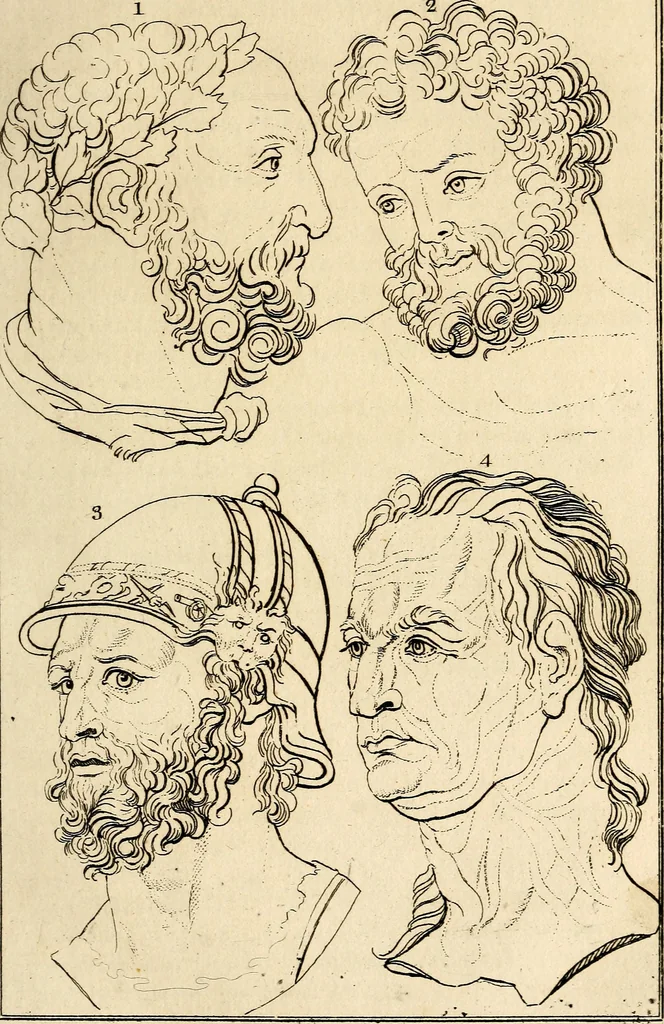 An illustration from Essays on physiognomy; calculated to extend the knowledge and the love of mankind, 1797, leaf 146