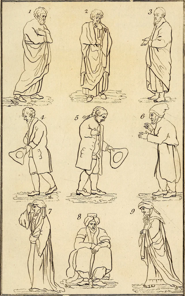 An illustration from Essays on physiognomy; calculated to extend the knowledge and the love of mankind, 1797, leaf 234