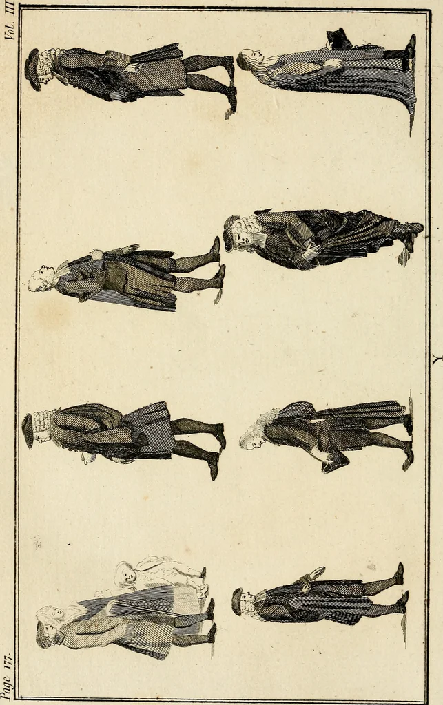 An illustration from Essays on physiognomy; calculated to extend the knowledge and the love of mankind, 1797, leaf 241