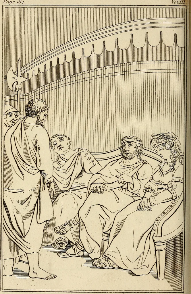 An illustration from Essays on physiognomy; calculated to extend the knowledge and the love of mankind, 1797, leaf 257