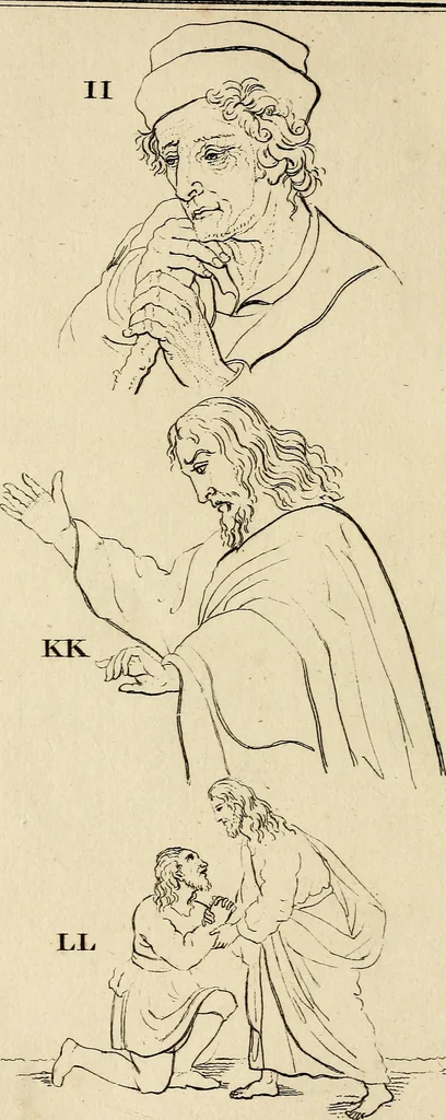 An illustration from Essays on physiognomy; calculated to extend the knowledge and the love of mankind, 1797, leaf 271