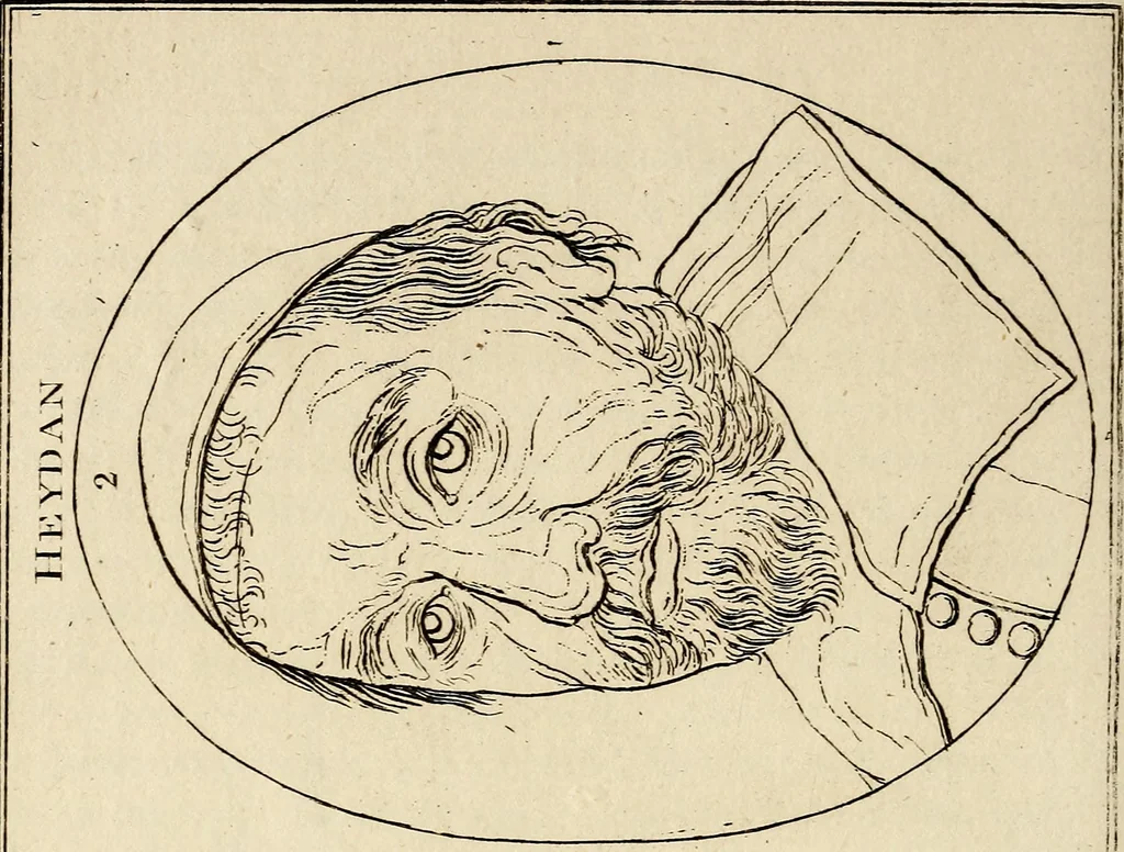 An illustration from Essays on physiognomy; calculated to extend the knowledge and the love of mankind, 1797, leaf 449