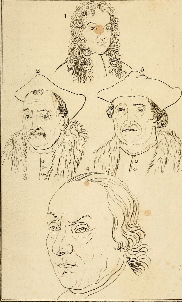 An illustration from Essays on physiognomy; calculated to extend the knowledge and the love of mankind, 1797, leaf 518