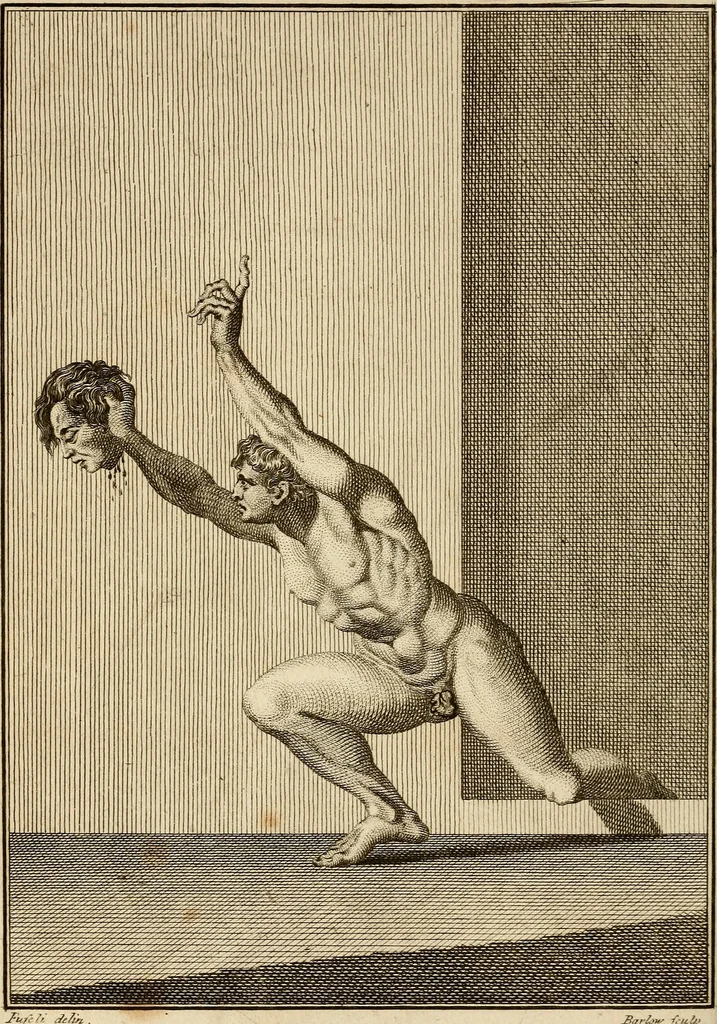 An illustration from Essays on physiognomy; calculated to extend the knowledge and the love of mankind, 1797, leaf 9
