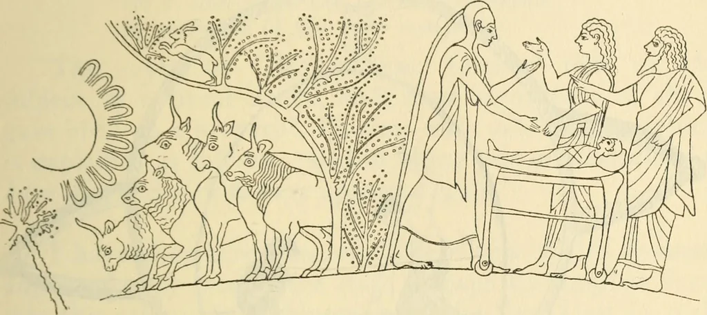 An illustration from Essays and studies presented to William Ridgeway on his sixtieth birthday, 6 August 1913, 1914, leaf 181