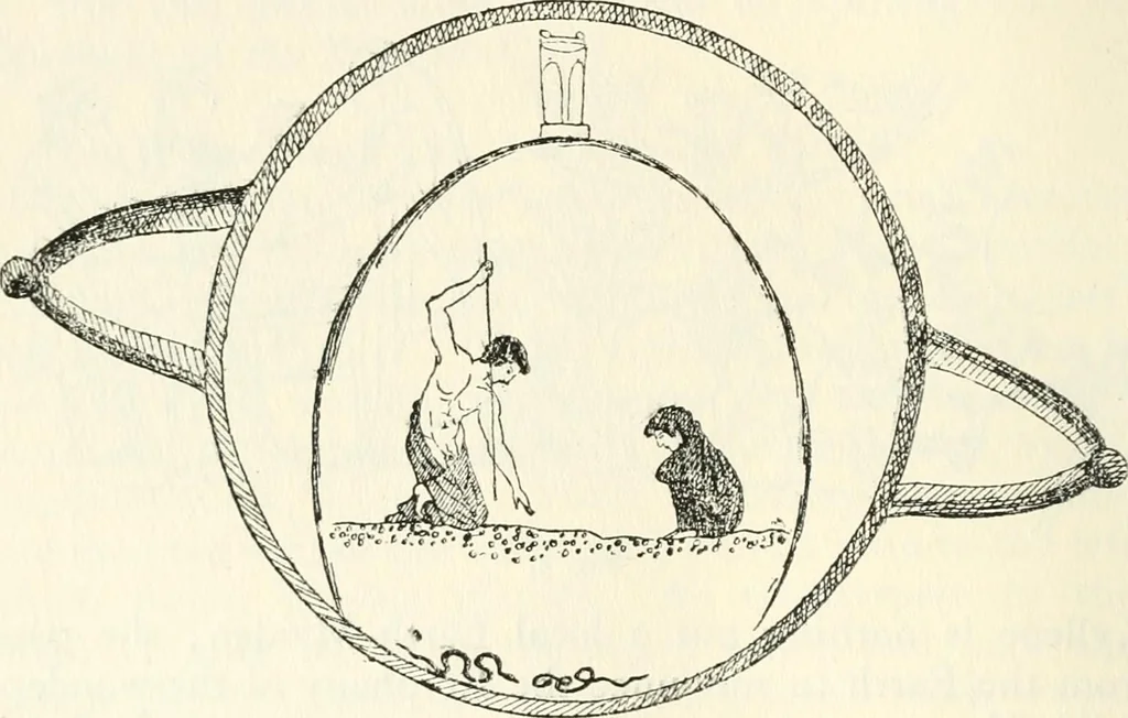 An illustration from Essays and studies presented to William Ridgeway on his sixtieth birthday, 6 August, 1913, 1913, leaf 182