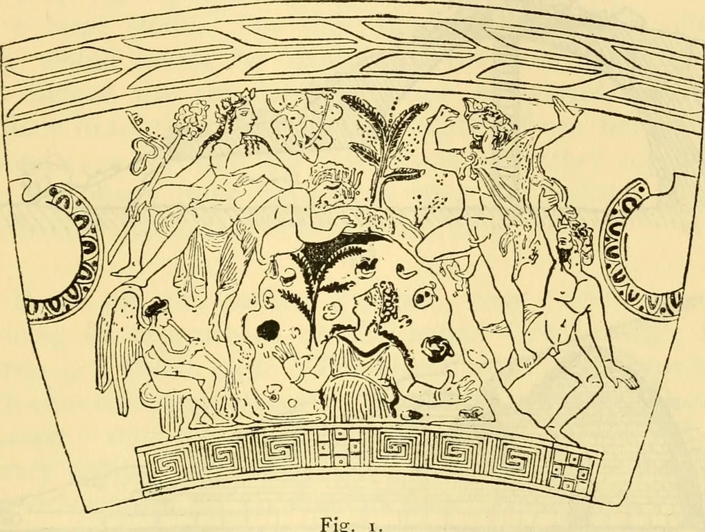 An illustration from Essays and studies presented to William Ridgeway : on his sixtieth birthday, 6 August, 1913, 1913, leaf 169