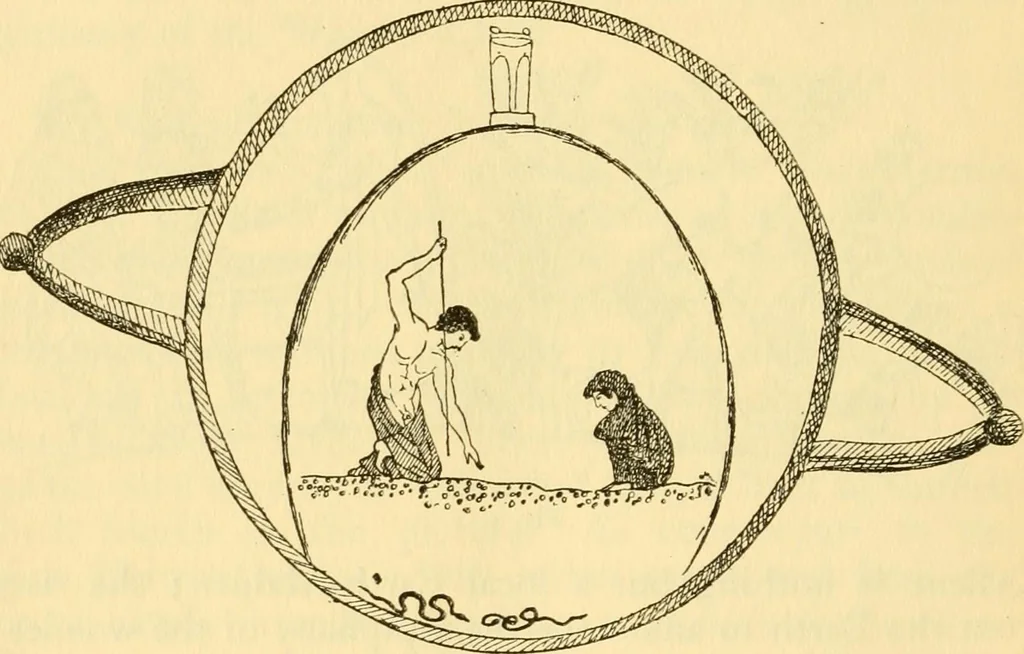 An illustration from Essays and studies presented to William Ridgeway : on his sixtieth birthday, 6 August, 1913, 1913, leaf 180