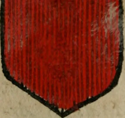 An illustration from An essay to heraldry in two parts. The first containing ... the body of heraldry: the second, honour civil and military; being a treatise of the nobility and gentry of England ... The whole illustrated with variety of ... sculptures .., 1684, leaf 25