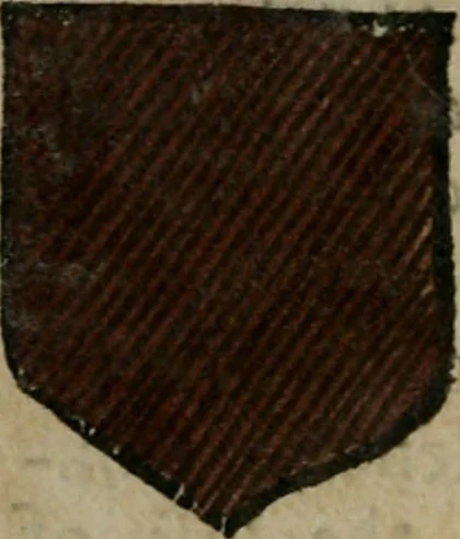 An illustration from An essay to heraldry in two parts. The first containing ... the body of heraldry: the second, honour civil and military; being a treatise of the nobility and gentry of England ... The whole illustrated with variety of ... sculptures .., 1684, leaf 27