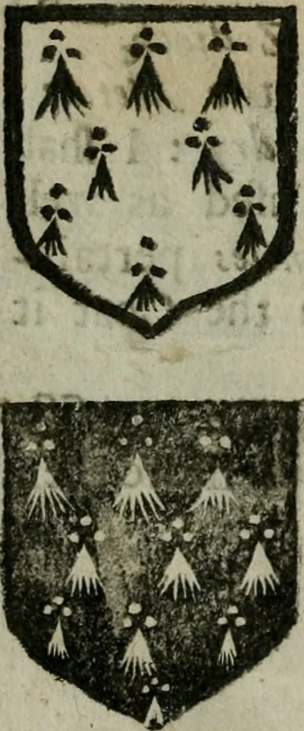 An illustration from An essay to heraldry in two parts. The first containing ... the body of heraldry: the second, honour civil and military; being a treatise of the nobility and gentry of England ... The whole illustrated with variety of ... sculptures .., 1684, leaf 29