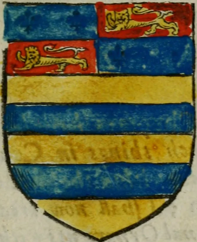 An illustration from An essay to heraldry in two parts. The first containing ... the body of heraldry: the second, honour civil and military; being a treatise of the nobility and gentry of England ... The whole illustrated with variety of ... sculptures .., 1684, leaf 304