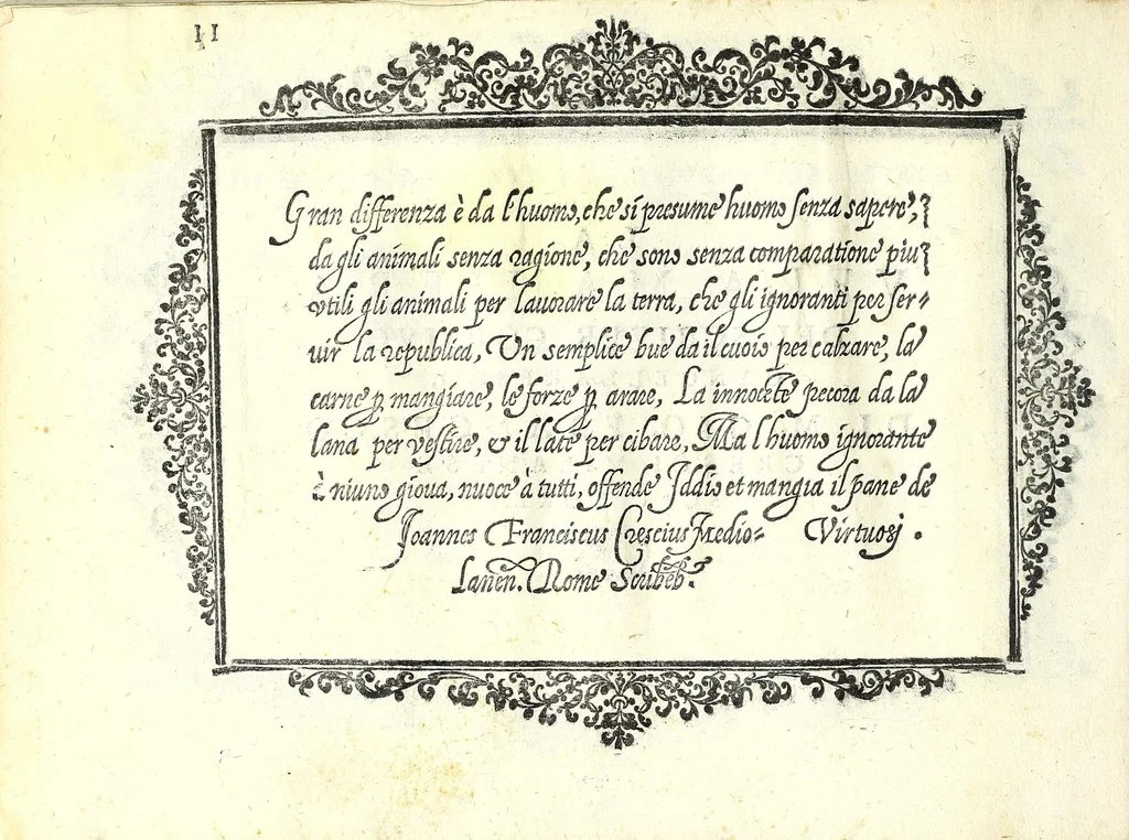 An illustration from Essemplare di piv sorti lettere, 1583, leaf 38