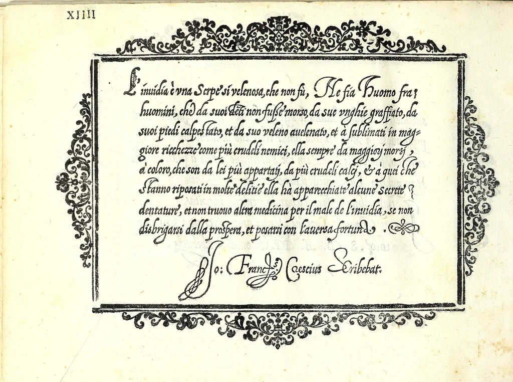 An illustration from Essemplare di piv sorti lettere, 1583, leaf 50