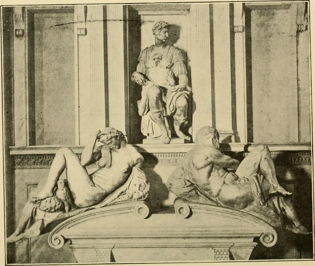An illustration from The essentials of aesthetics in music, poetry, painting, sculpture and architecture, 1909, leaf 124