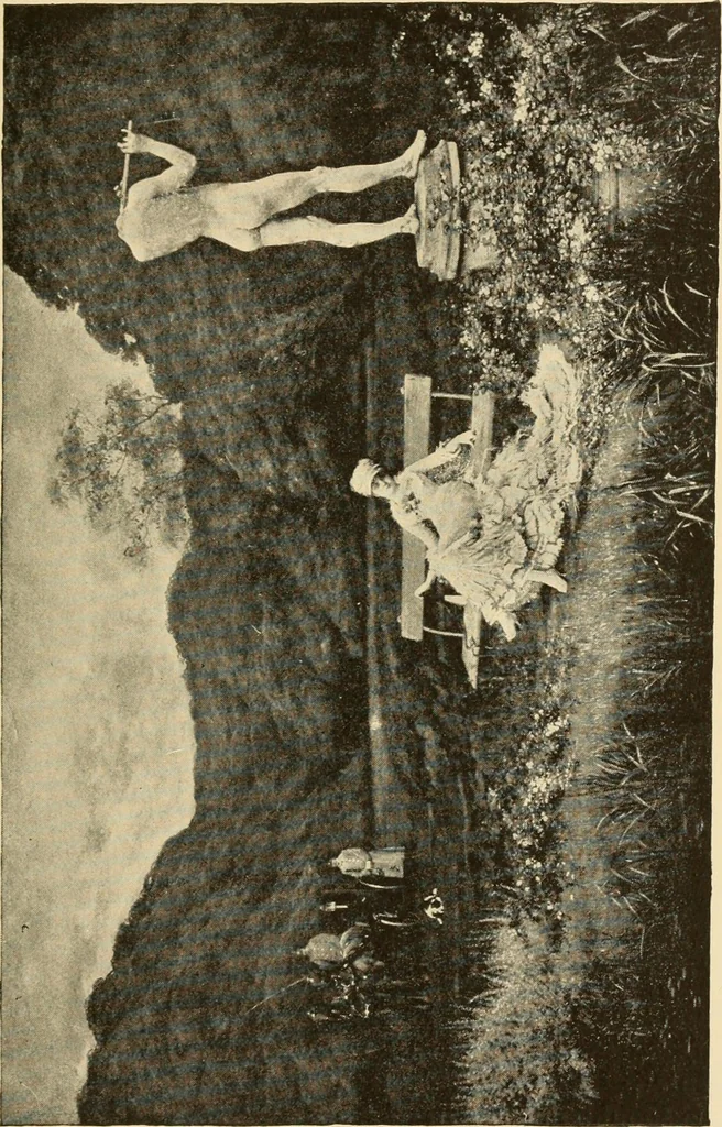 An illustration from The essentials of aesthetics in music, poetry, painting, sculpture and architecture, 1909, leaf 153