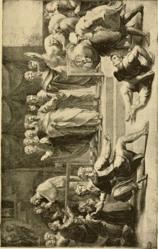 An illustration from The essentials of aesthetics in music, poetry, painting, sculpture and architecture, 1909, leaf 261