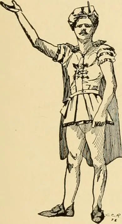 An illustration from The essentials of aesthetics in music, poetry, painting, sculpture and architecture, 1909, leaf 267