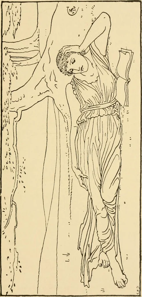 An illustration from The essentials of aesthetics in music, poetry, painting, sculpture and architecture, 1909, leaf 275