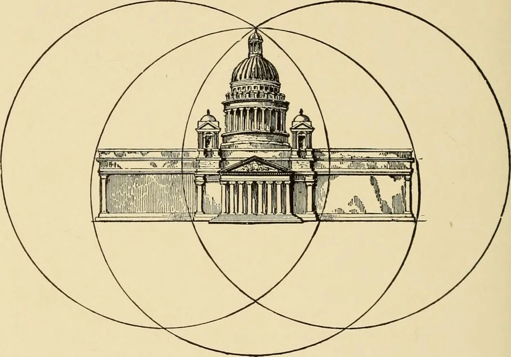 An illustration from The essentials of aesthetics in music, poetry, painting, sculpture and architecture, 1909, leaf 382