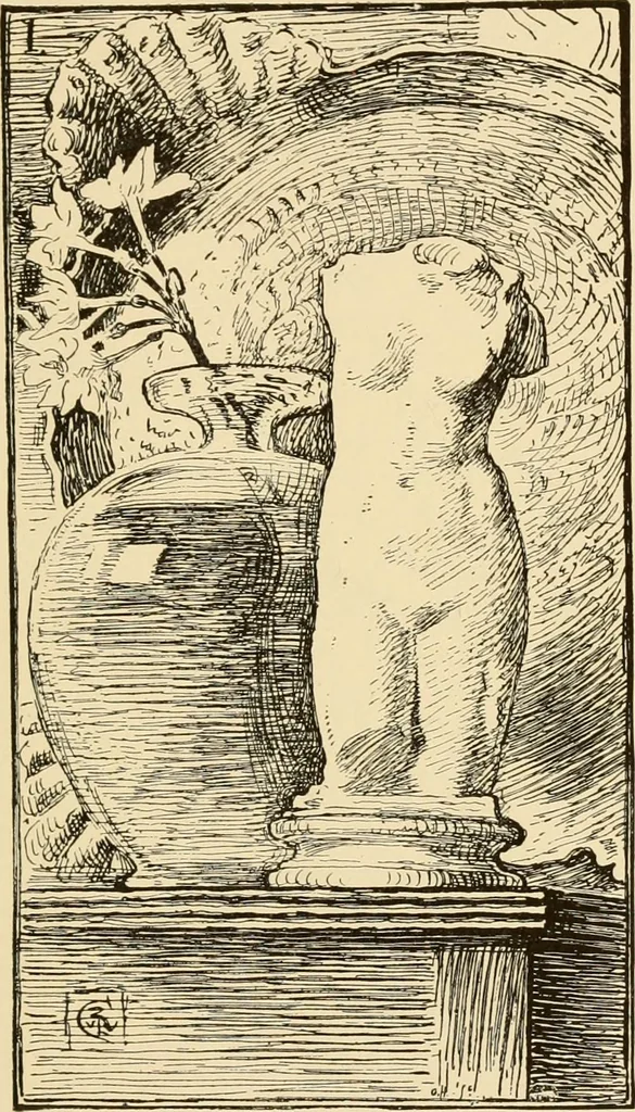 An illustration from The essentials of aesthetics in music, poetry, painting, sculpture and architecture, 1909, leaf 47