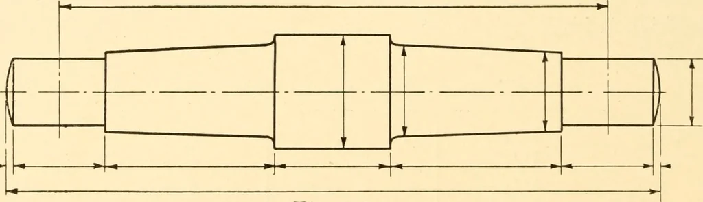 An illustration from Essentials of drafting; a text and problem book for apprentice, trade and evening technical schools, 1918, leaf 101