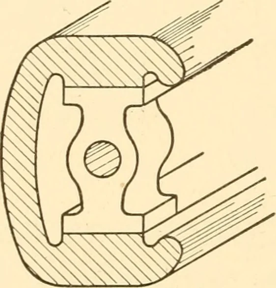 An illustration from Essentials of drafting; a text and problem book for apprentice, trade and evening technical schools, 1918, leaf 107