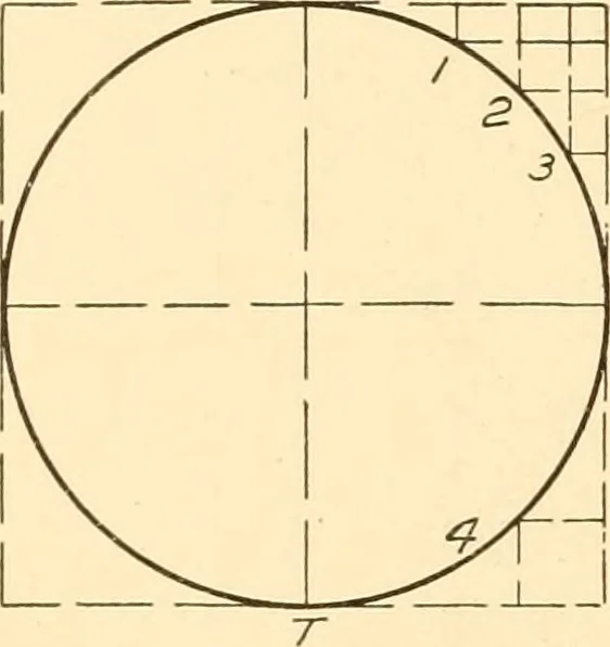 An illustration from Essentials of drafting; a text and problem book for apprentice, trade and evening technical schools, 1918, leaf 149