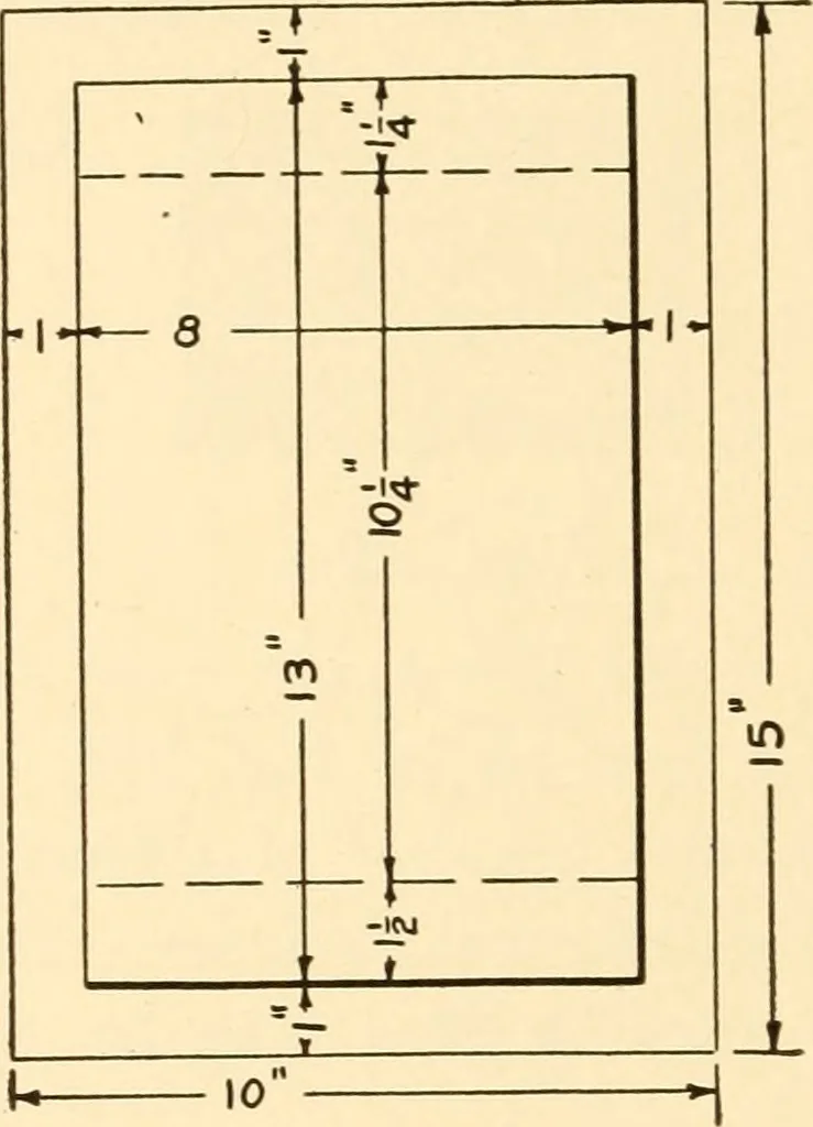 An illustration from Essentials of drafting; a text and problem book for apprentice, trade and evening technical schools, 1918, leaf 157