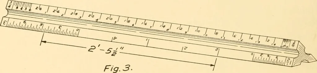 An illustration from Essentials of drafting; a text and problem book for apprentice, trade and evening technical schools, 1918, leaf 19