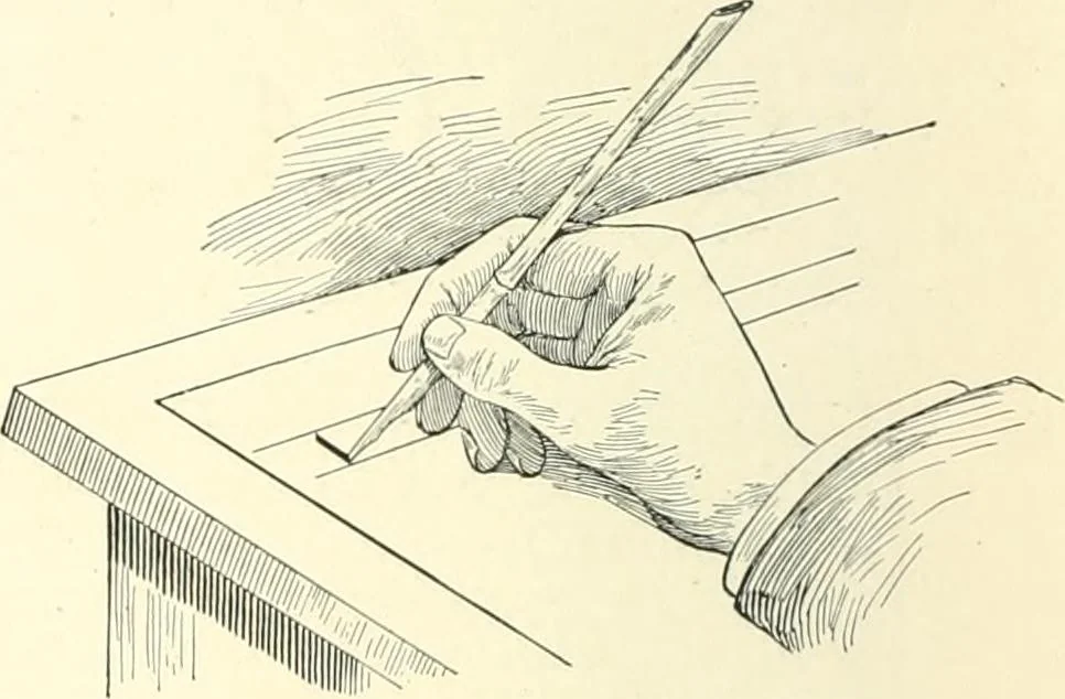 An illustration from The essentials of lettering; a manual for students and designers, 1912, leaf 64