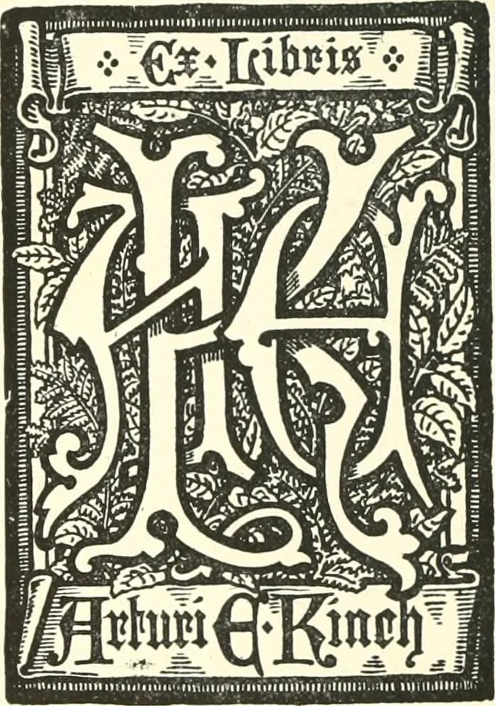 An illustration from The essentials of lettering; a manual for students and designers, 1912, leaf 84