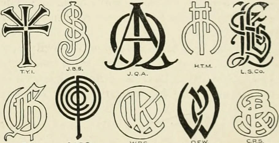 An illustration from The essentials of lettering; a manual for students and designers, 1912, leaf 87