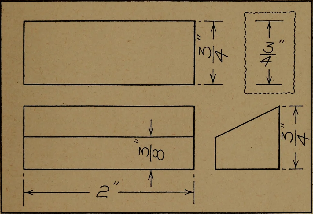 An illustration from Essentials of mechanical drawing, 1917, leaf 22