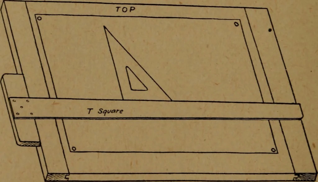 An illustration from Essentials of mechanical drawing, 1917, leaf 51