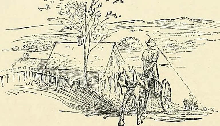 An illustration from Essentials of Perspective: With Illustrations Drawn by the Author, 1887, leaf 32