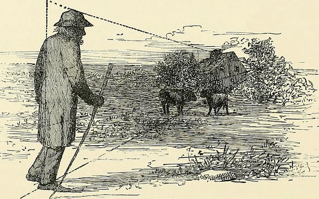 An illustration from Essentials of Perspective: With Illustrations Drawn by the Author, 1887, leaf 36
