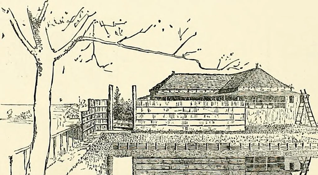 An illustration from Essentials of Perspective: With Illustrations Drawn by the Author, 1887, leaf 98